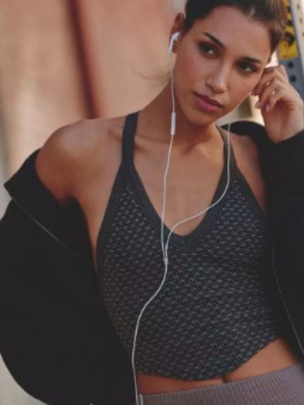 NWT FP Movement Women's All Clear V Neck Jacquard Cami